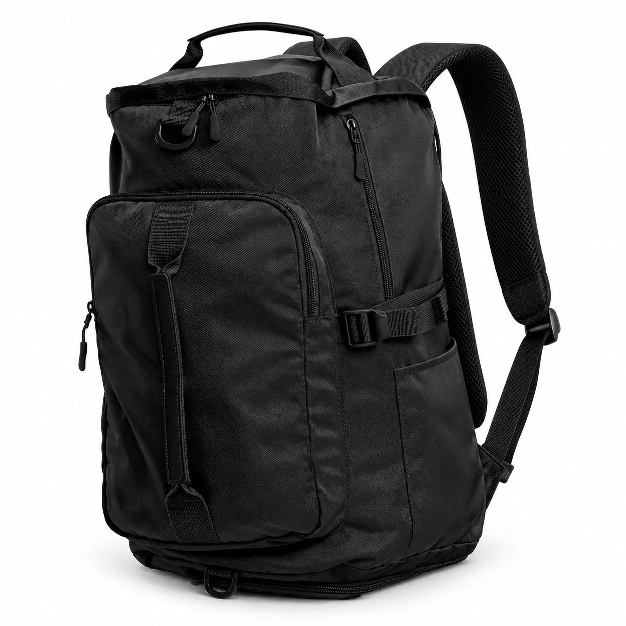 Custom Polyester Gym Travel Backpack with Shoe Compartment