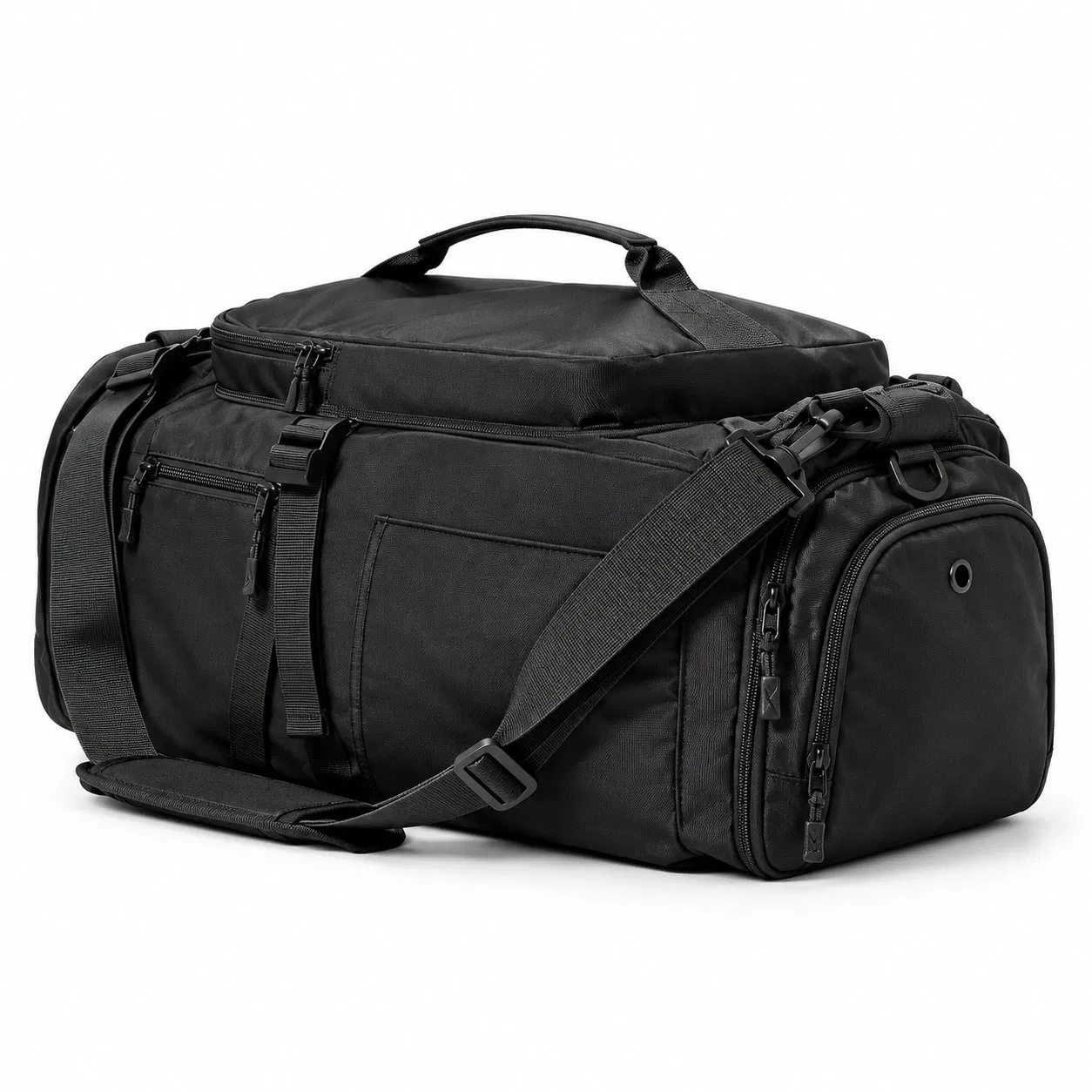 Custom Polyester Gym Travel Backpack with Shoe Compartment