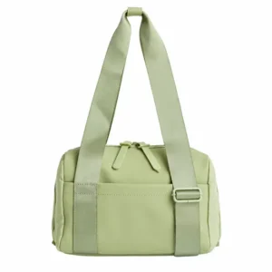 Custom Mini PVC Fitness Duffel Bag for Women with Adjustable Shoulder Strap