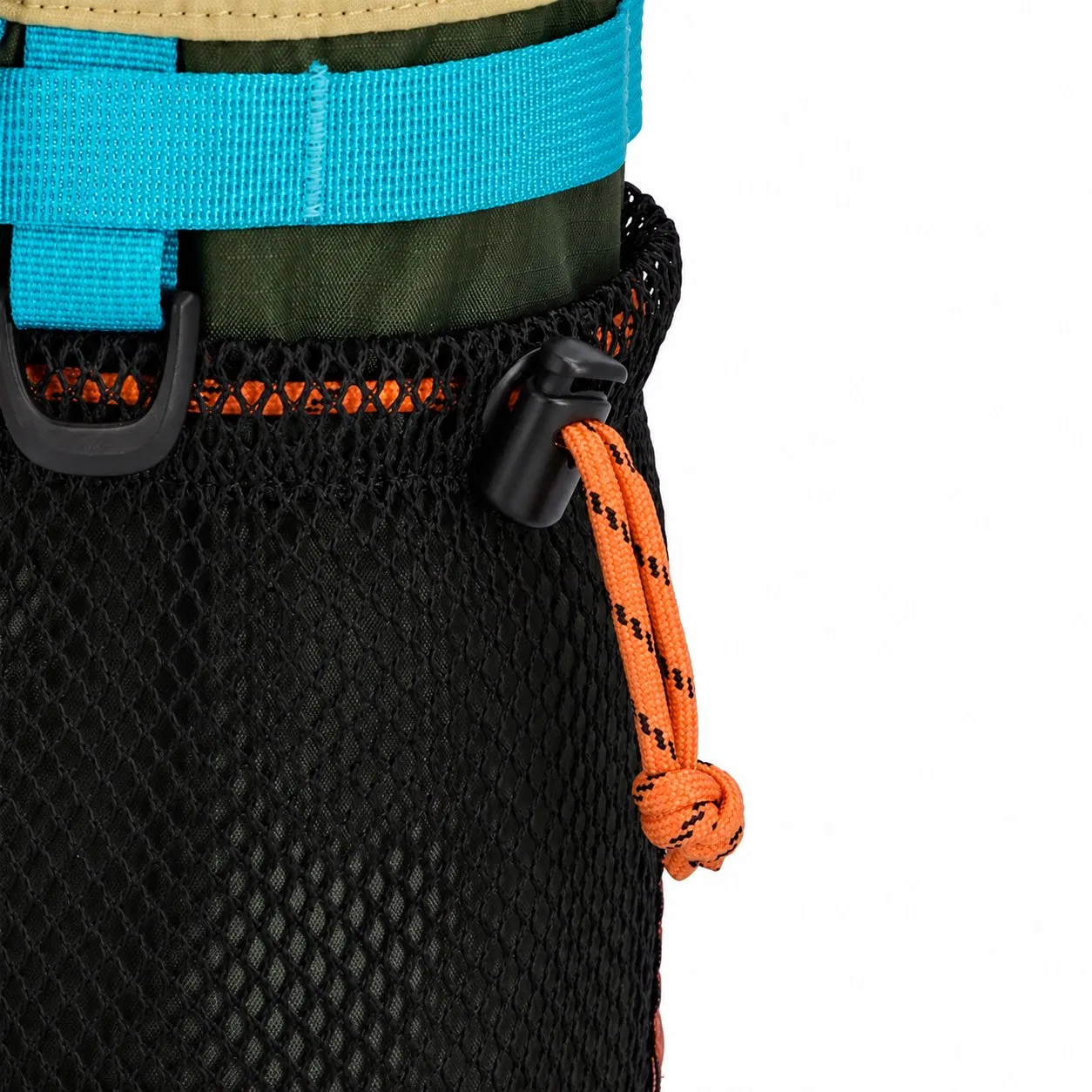 Custom Outdoor Hiking Water Bottle Carrier Pouch with Strap and Drawstring Top