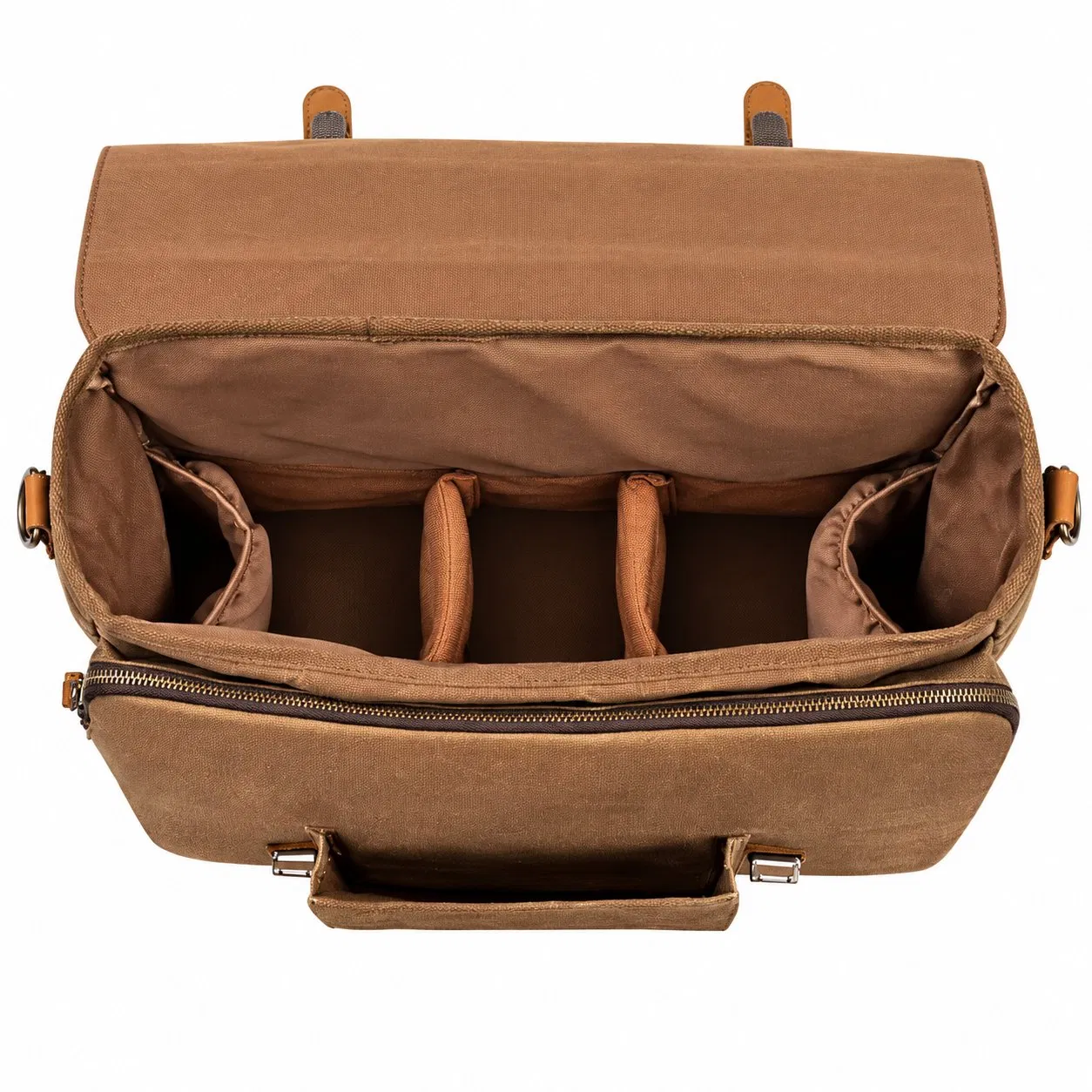 Custom Vintage Bartender Tool Travel Bag with Removable Dividers and Shoulder Strap