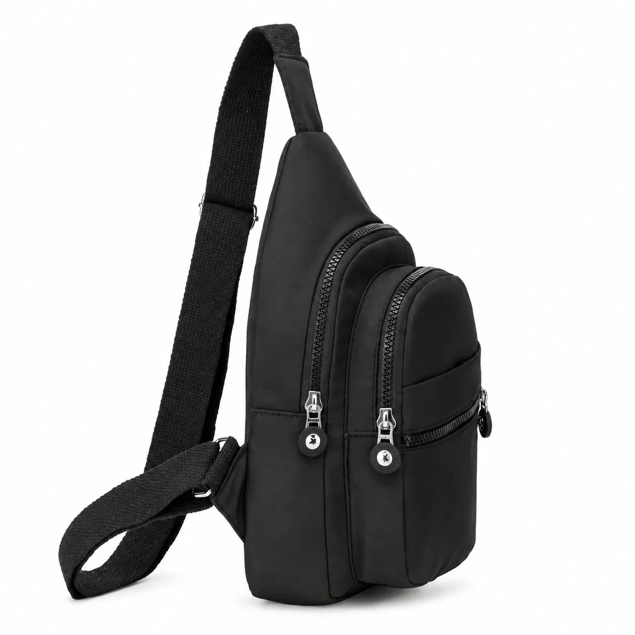 Custom Small Polyester Sling Backpack Crossbody Shoulder Bag for Travel and Walking