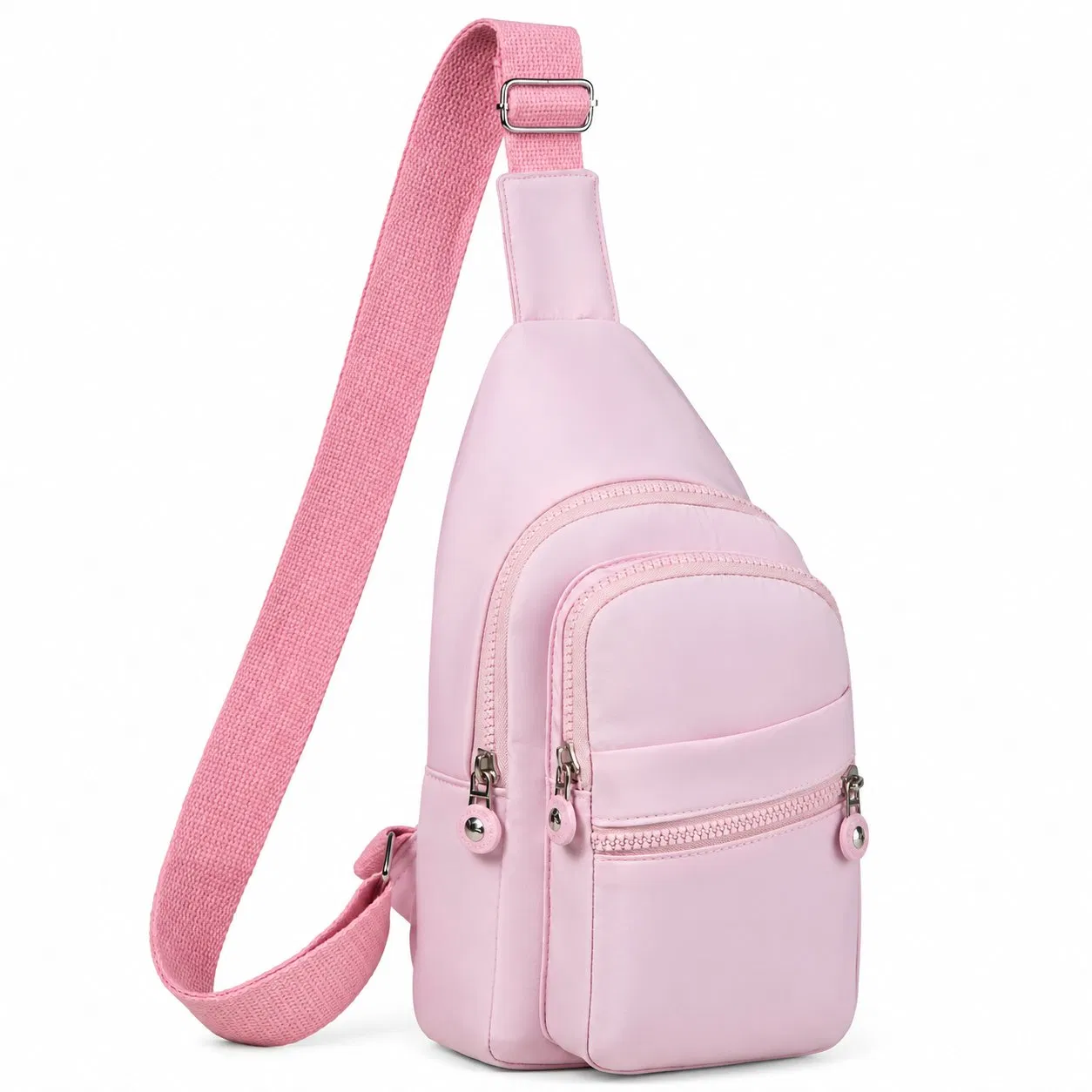 Custom Small Polyester Sling Backpack Crossbody Shoulder Bag for Travel and Walking