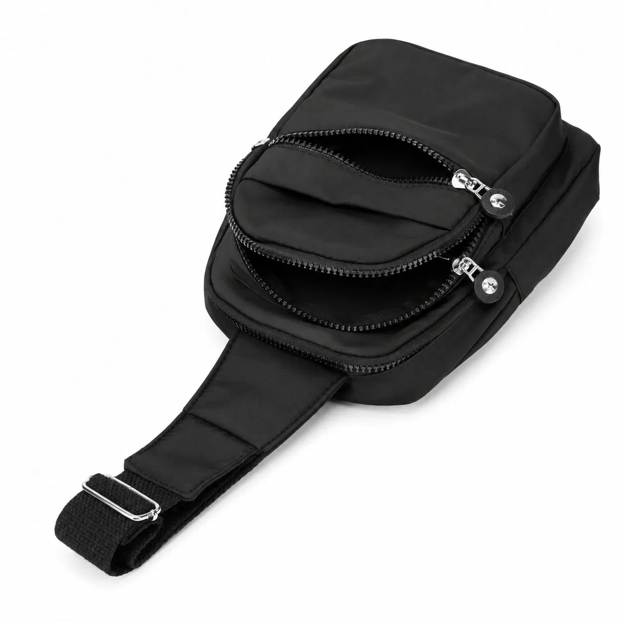 Custom Small Polyester Sling Backpack Crossbody Shoulder Bag for Travel and Walking
