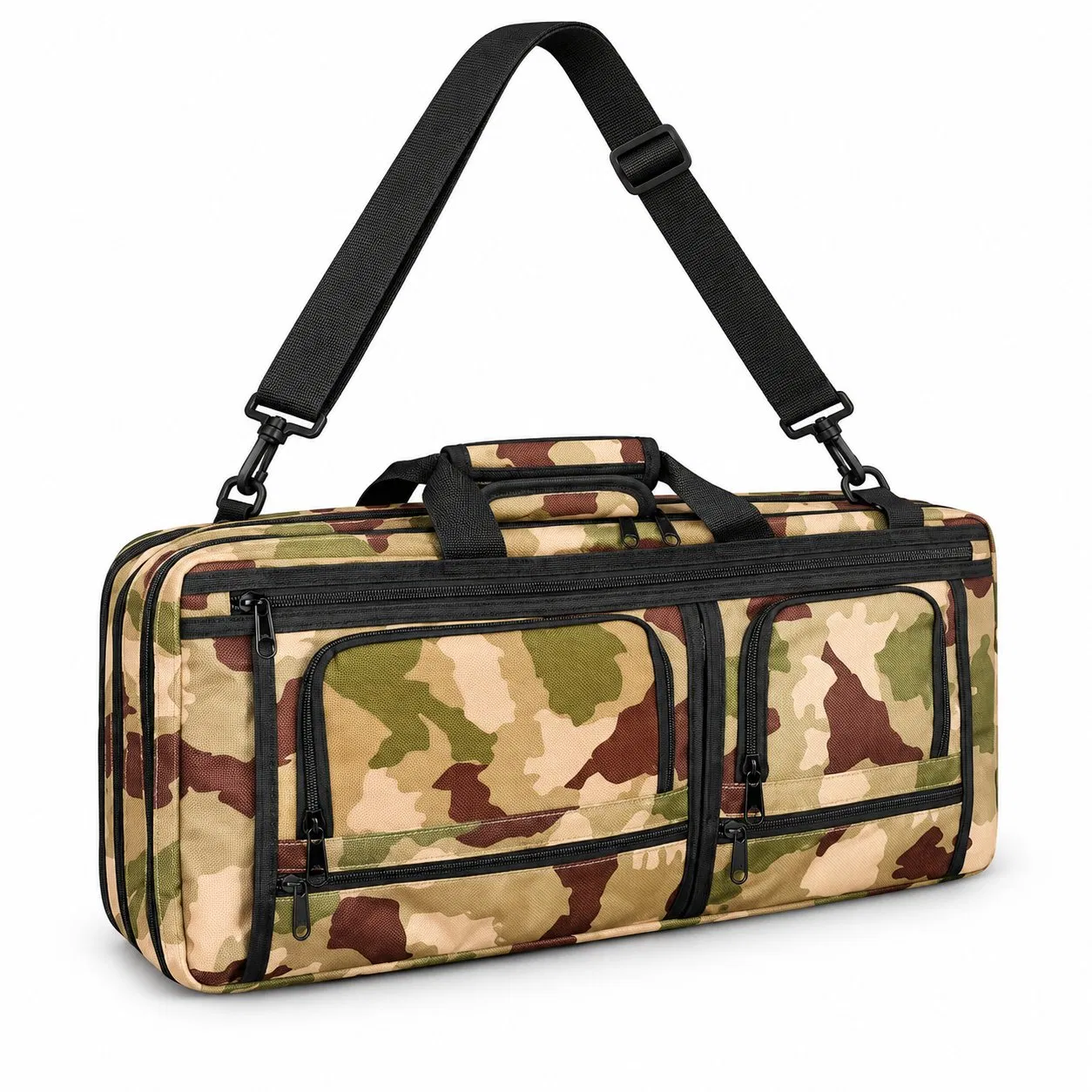 Custom Oxford Chef Knife Storage Tool Bag with Shoulder Strap and Multiple Pockets