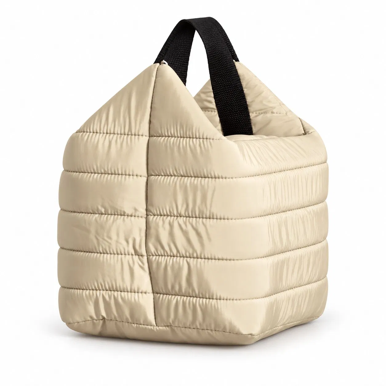 Custom Small Polyester Puffer Thermal Lunch Bag for Work and Travel