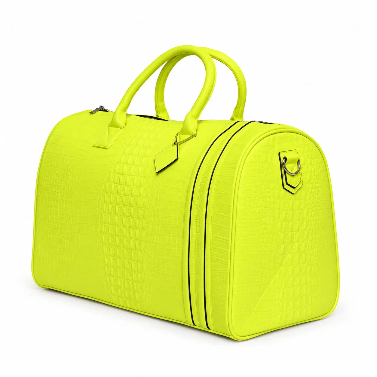 Custom Textured Overnight Duffel Weekender Travel Bag with Adjustable Strap