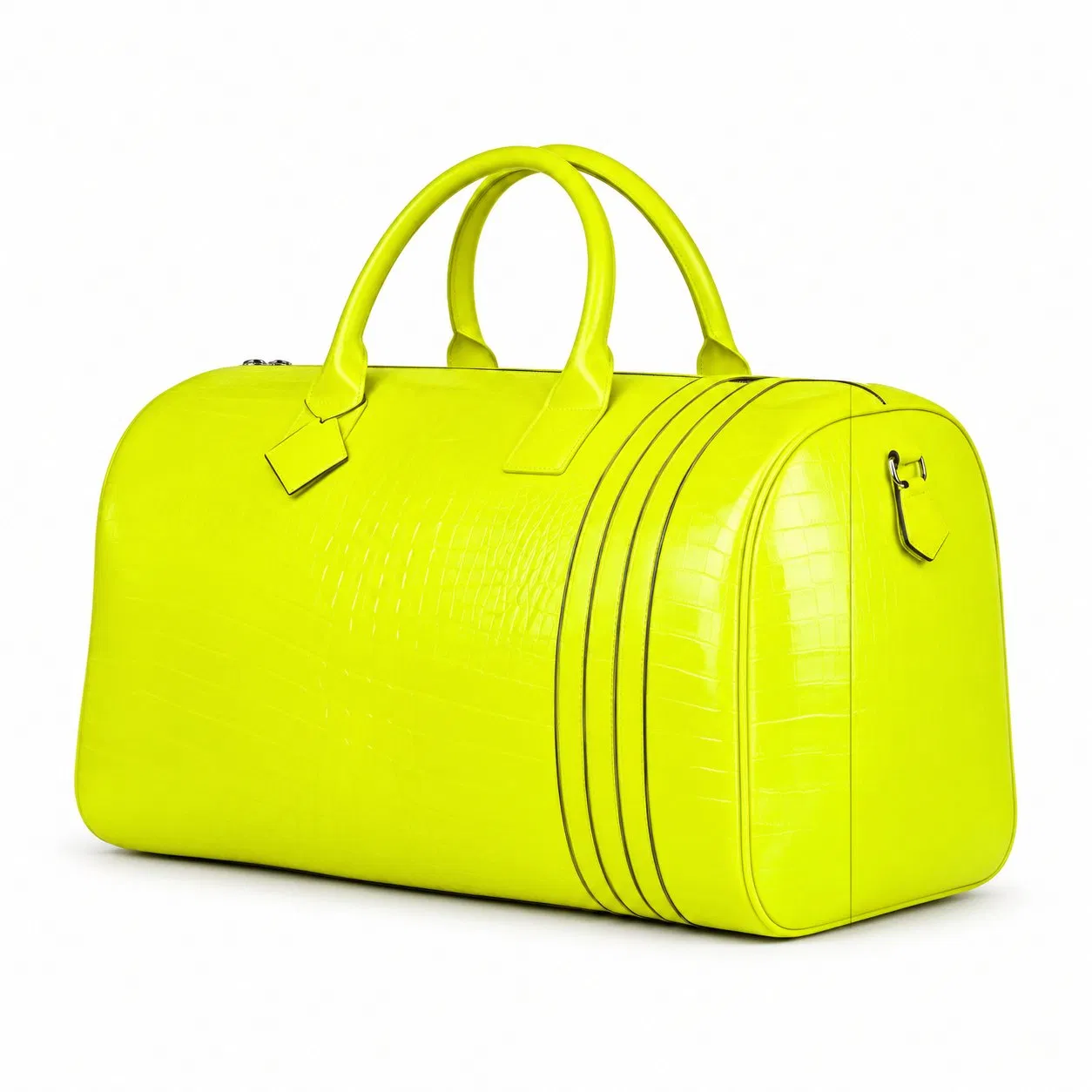 Custom Textured Overnight Duffel Weekender Travel Bag with Adjustable Strap