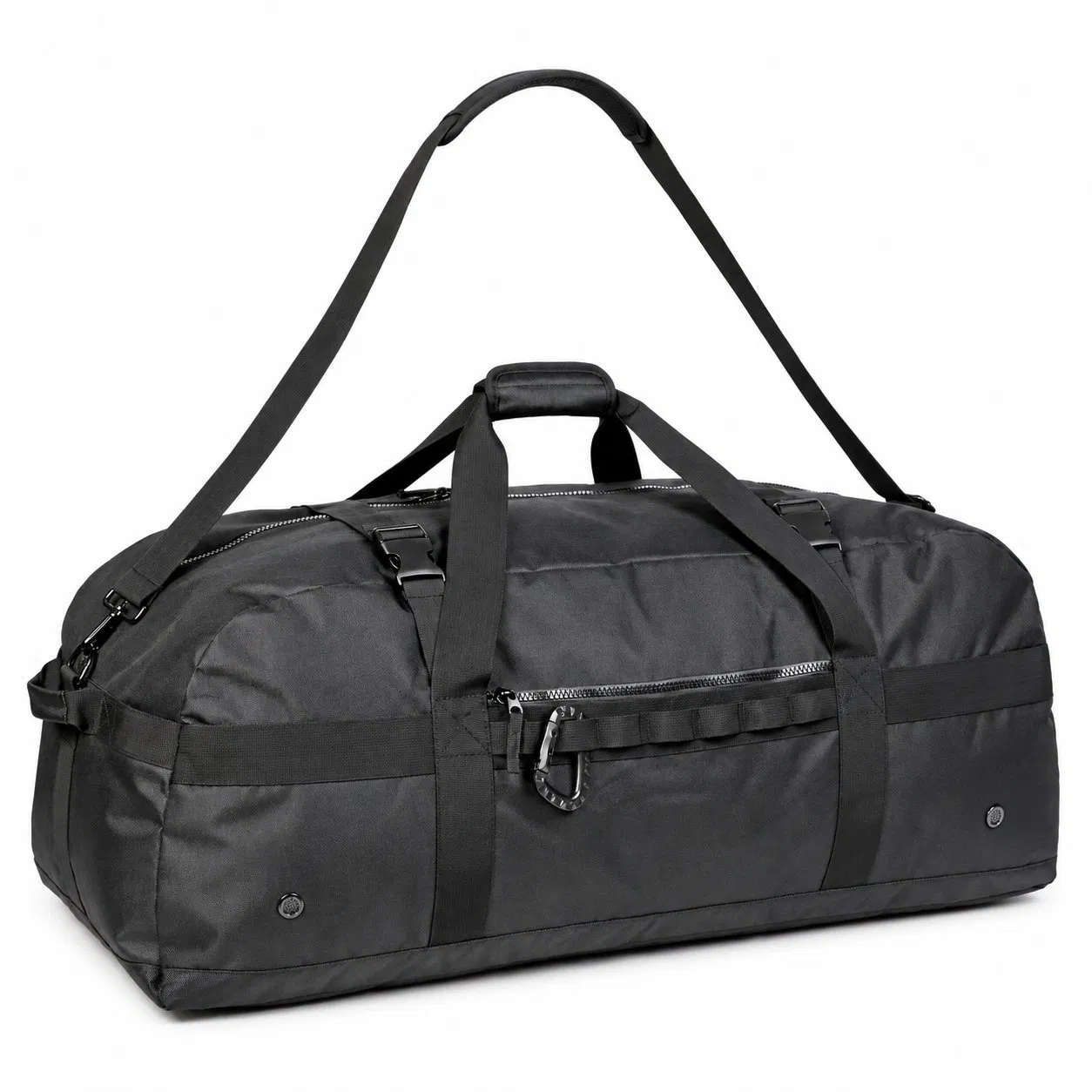 Custom Polyester Sports Gym Duffel Tote Bag for Overnight Travel