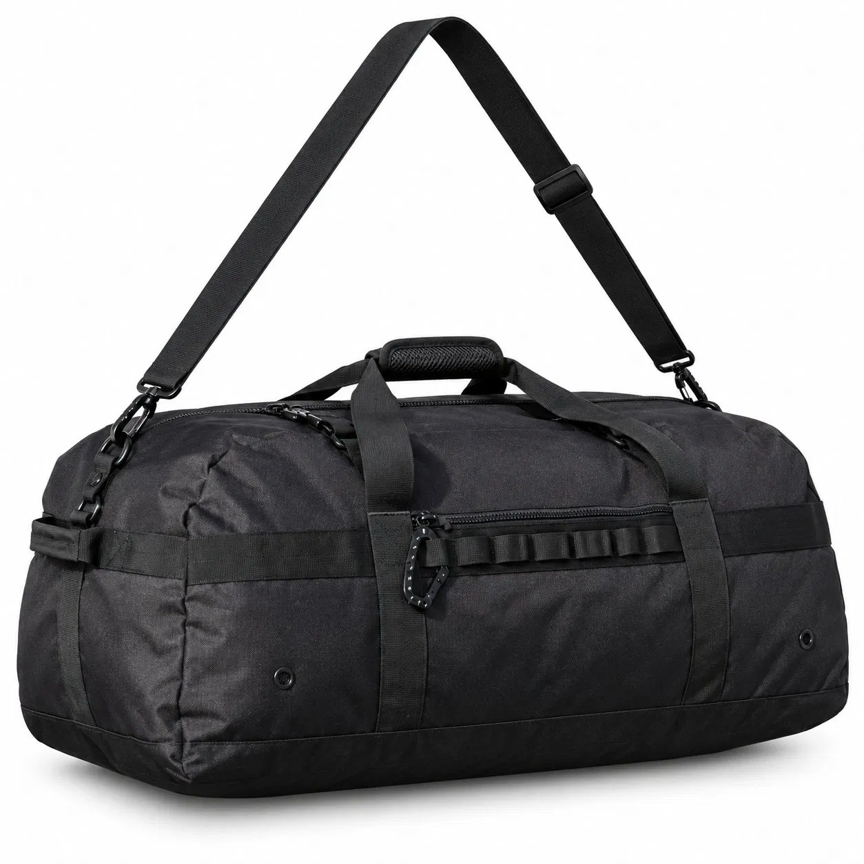 Custom Polyester Sports Gym Duffel Tote Bag for Overnight Travel