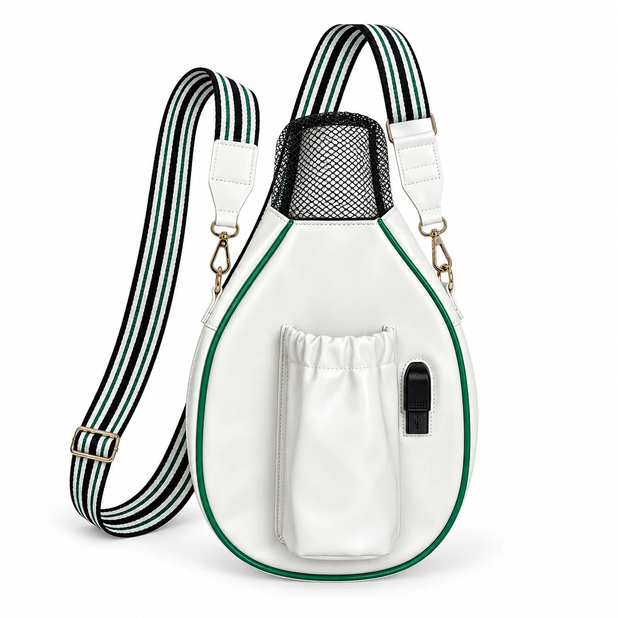 Custom PU Pickleball Paddle and Tennis Racket Shoulder Bag