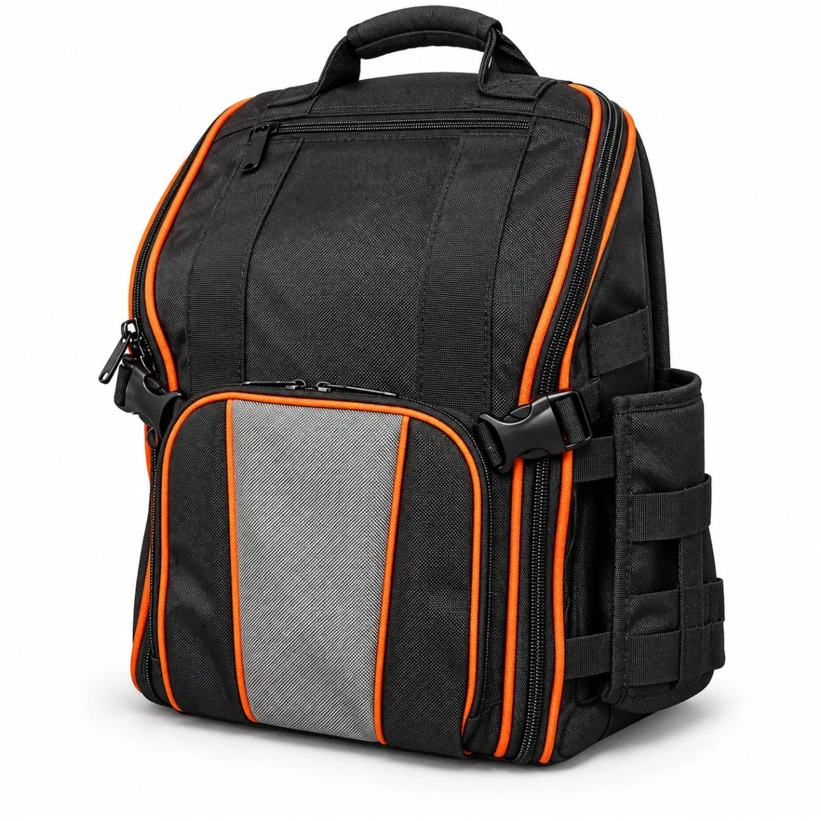Custom Polyester Electrician Tool Organizer Backpack for Carpenter Storage