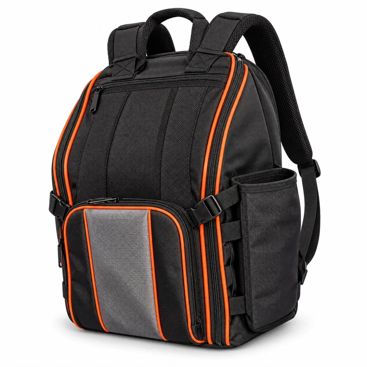 Custom Polyester Electrician Tool Organizer Backpack for Carpenter Storage