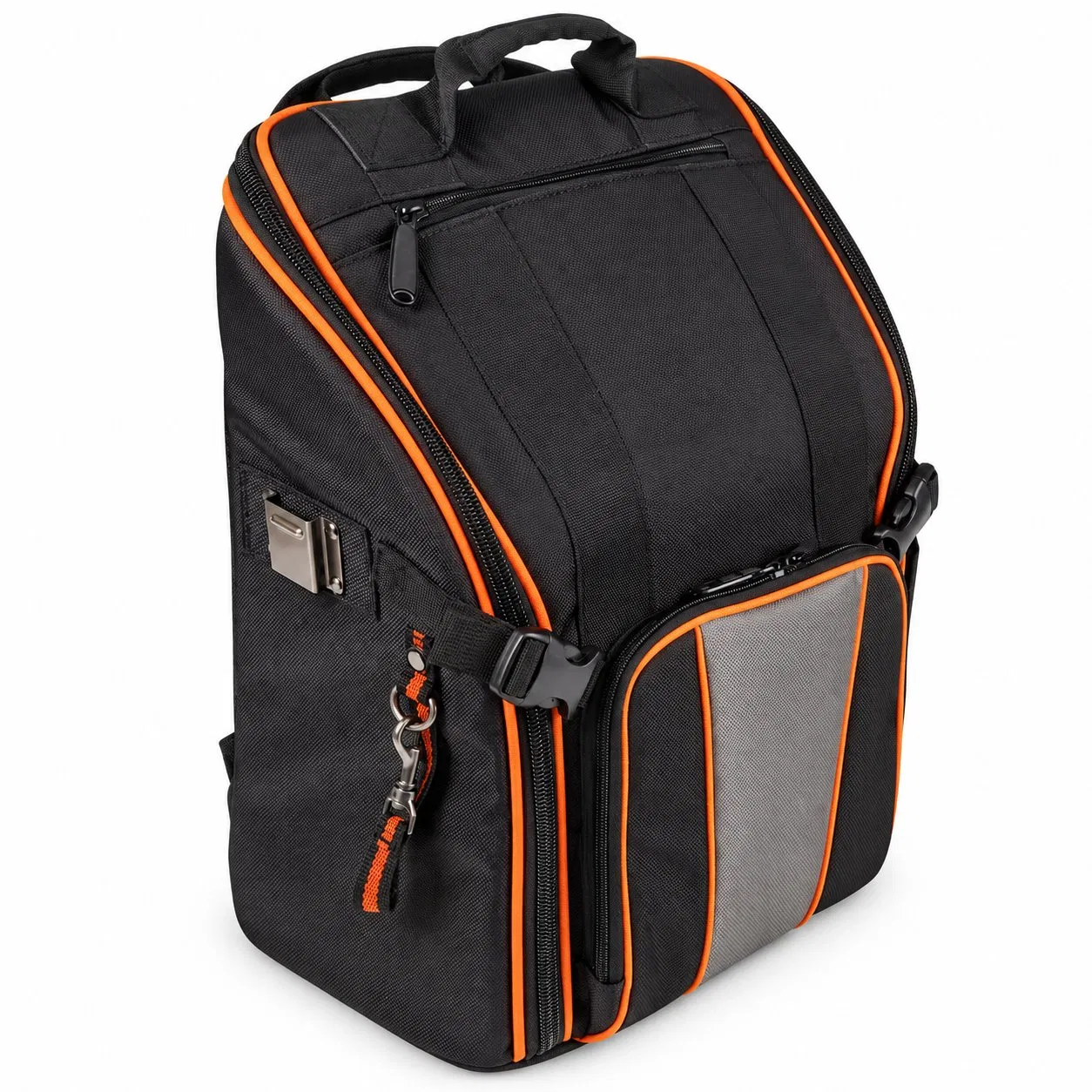 Custom Polyester Electrician Tool Organizer Backpack for Carpenter Storage