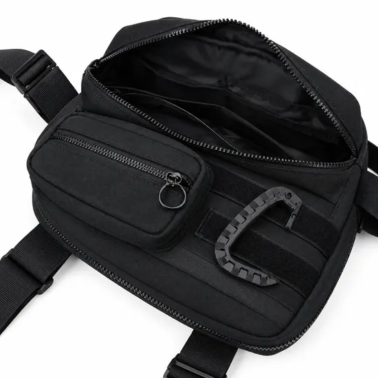 Custom Polyester Running Chest Bag with Phone Holder for Cycling and Outdoor Use