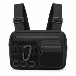 Custom Polyester Running Chest Bag with Phone Holder for Cycling and Outdoor Use