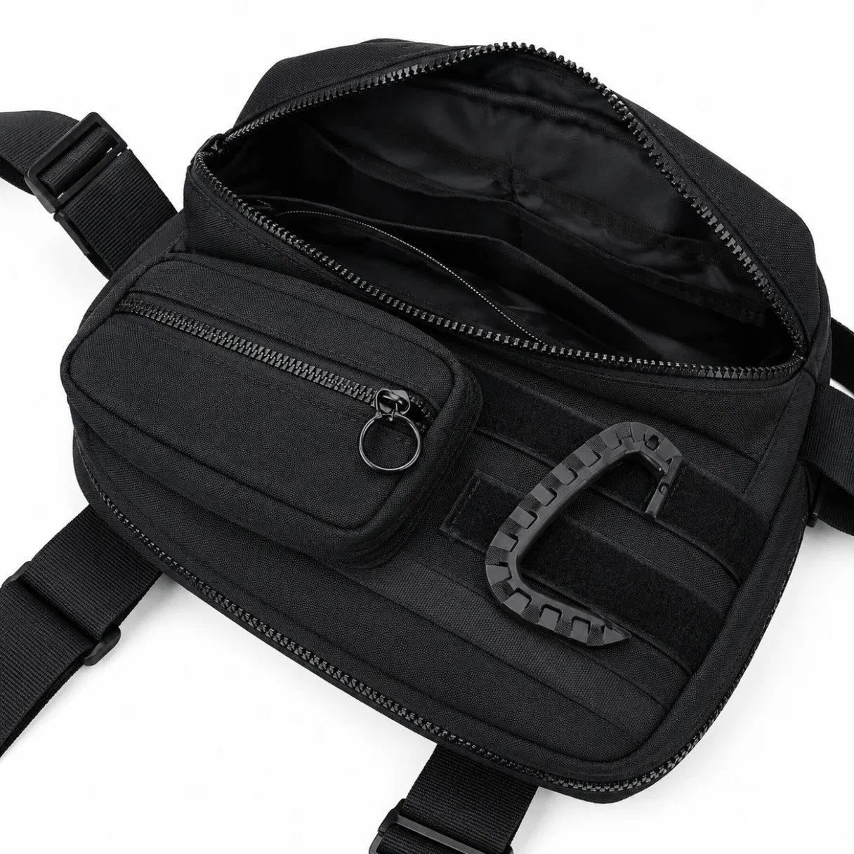 Custom Polyester Running Chest Bag with Phone Holder for Cycling and Outdoor Use