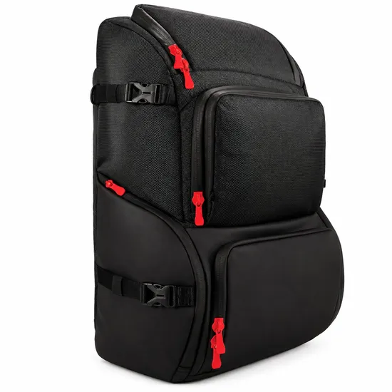 Custom Polyester Cable and Music Equipment Storage Backpack with Adjustable Straps