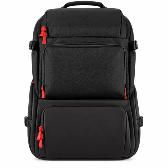 Custom Polyester Cable and Music Equipment Storage Backpack with Adjustable Straps