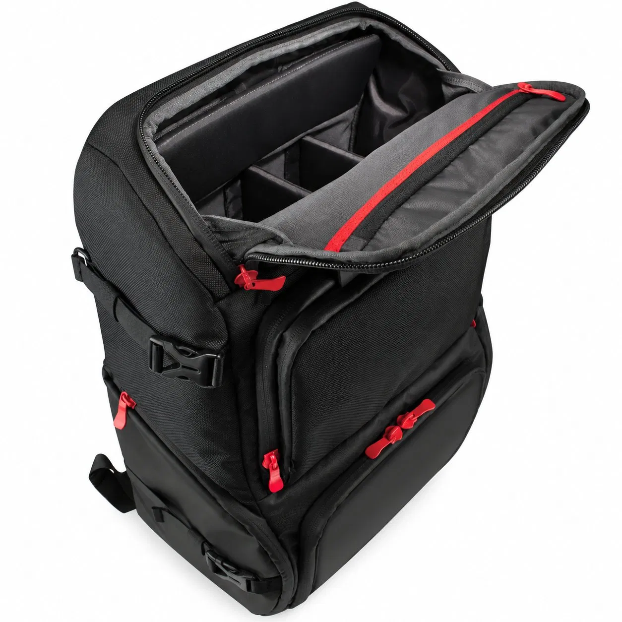 Custom Polyester Cable and Music Equipment Storage Backpack with Adjustable Straps