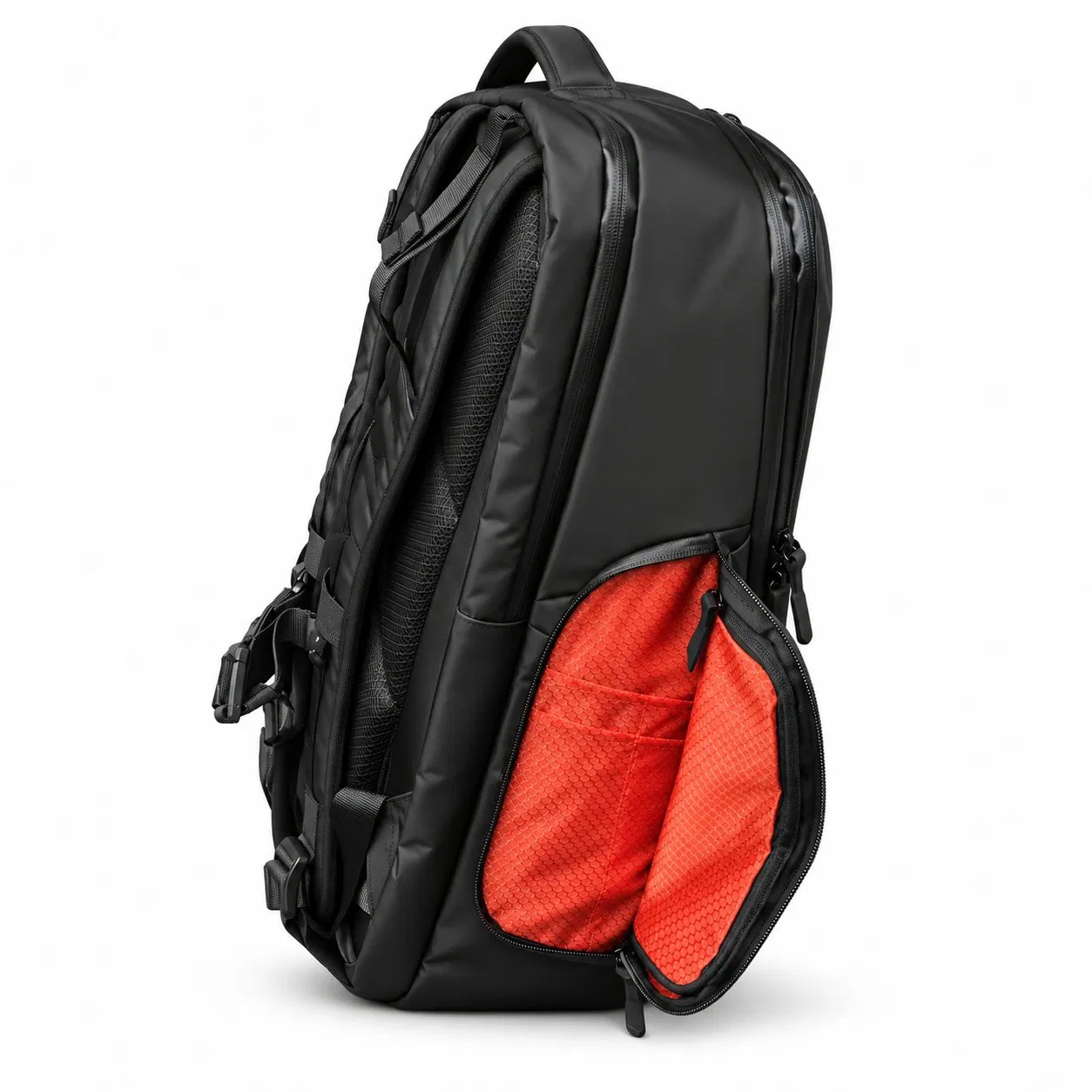 Custom Oxford Casual Sports Backpack with Zipper and Detachable Strap