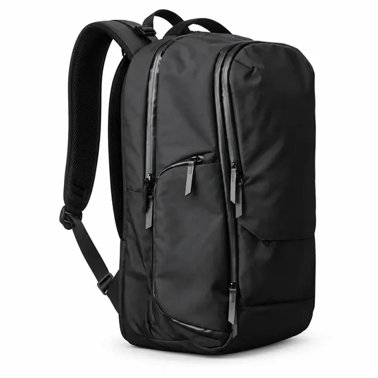 Custom Oxford Casual Sports Backpack with Zipper and Detachable Strap