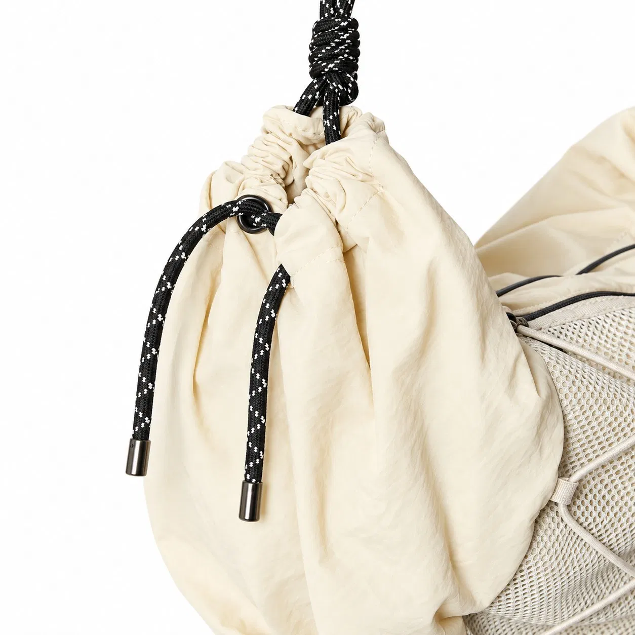 Custom Nylon Half Moon Crossbody Shoulder Hobo Bag for Women