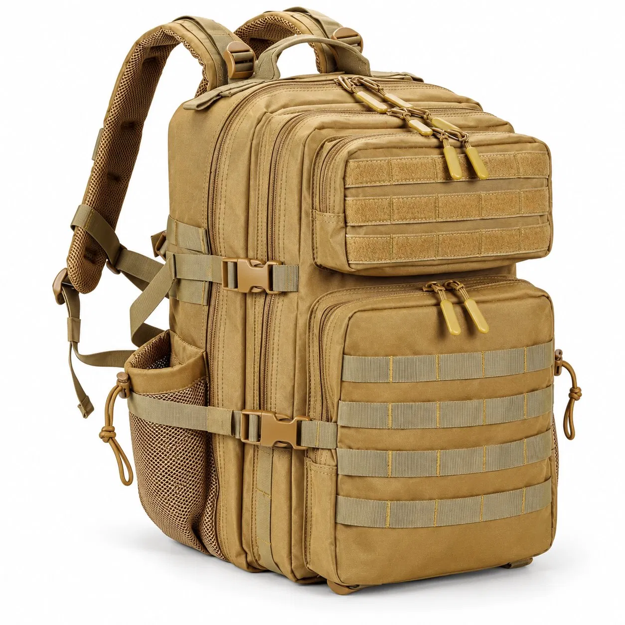 Custom Tactical Backpack with Molle Webbing for Hiking Camping and Gym Travel