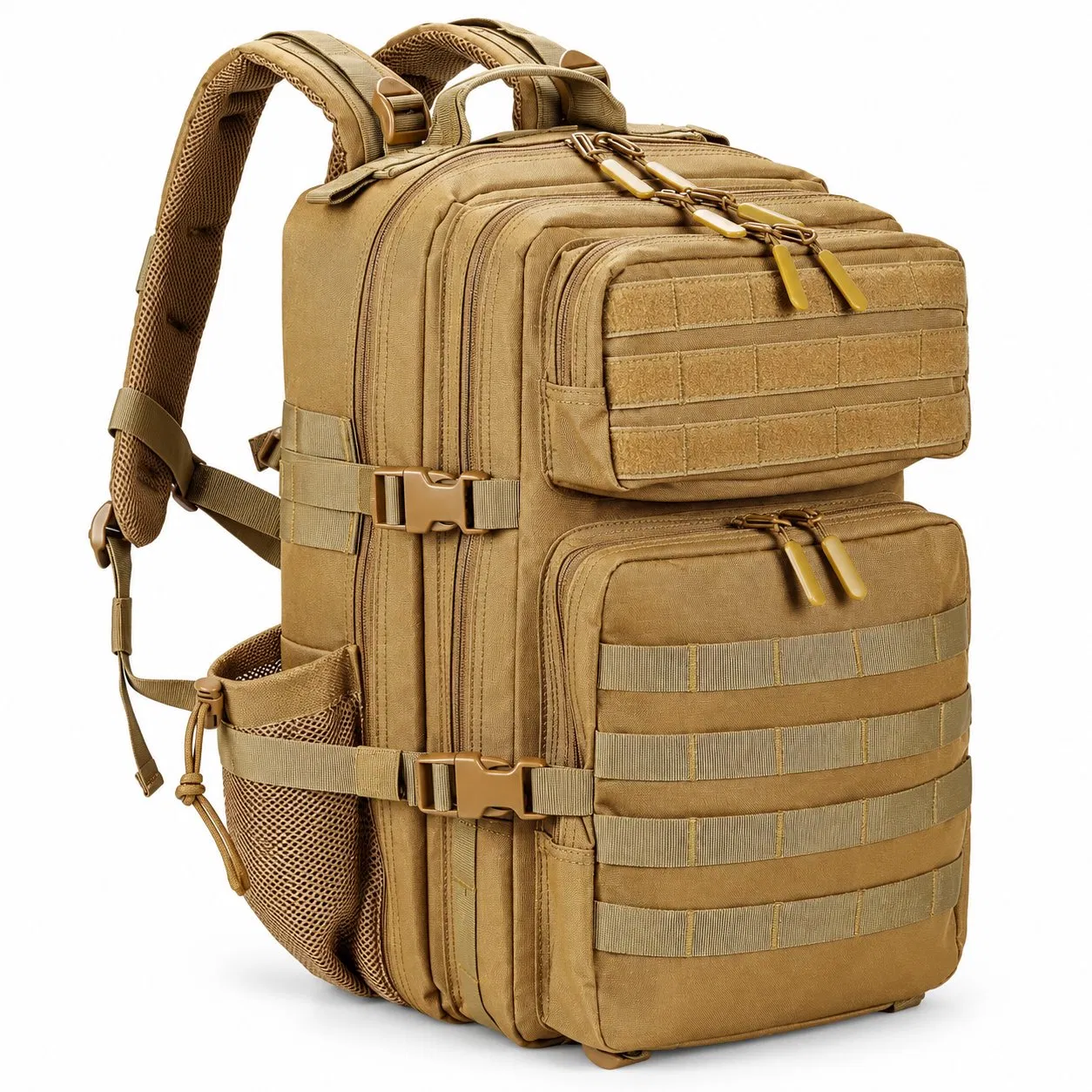 Custom Tactical Backpack with Molle Webbing for Hiking Camping and Gym Travel