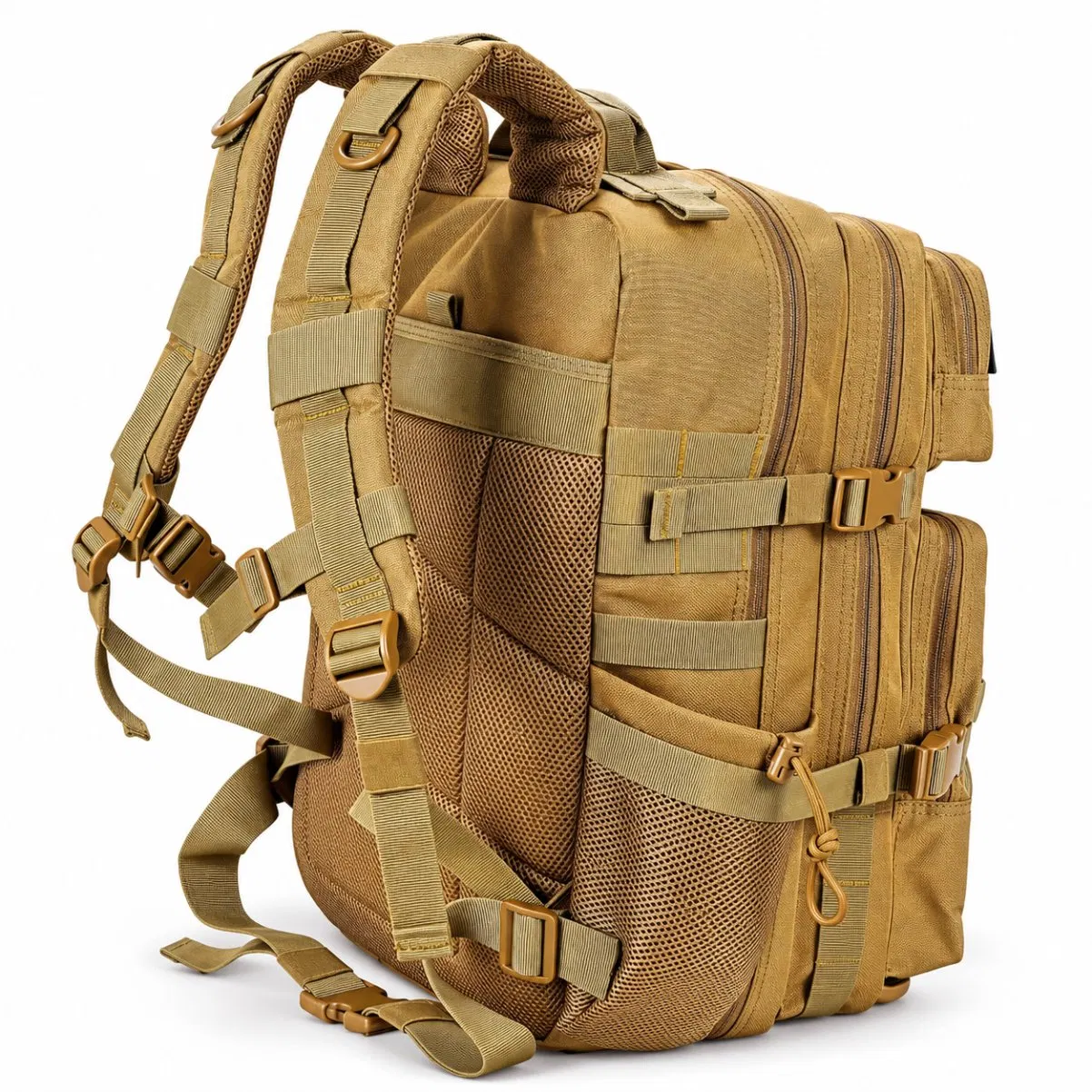 Custom Tactical Backpack with Molle Webbing for Hiking Camping and Gym Travel