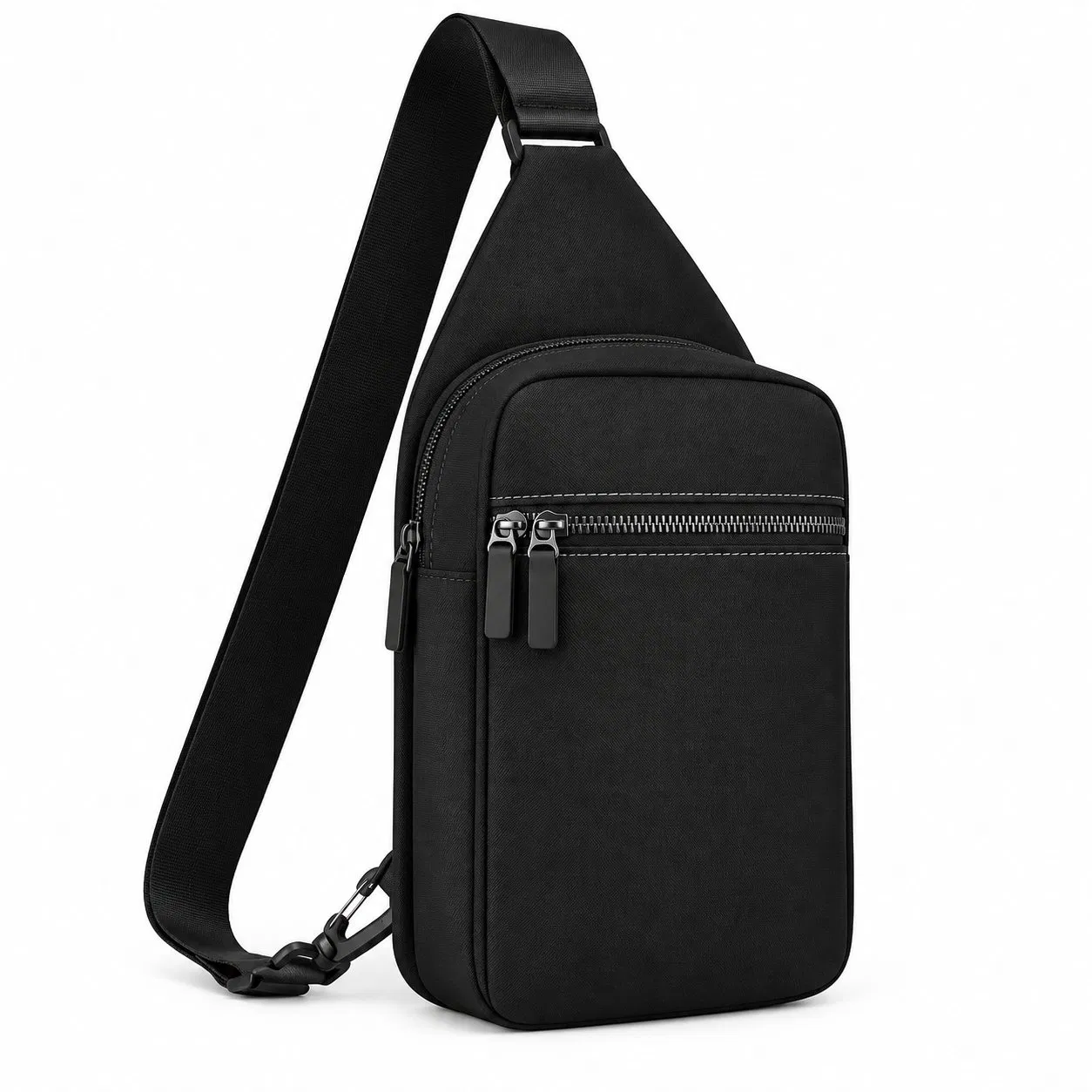 Custom Nylon Chest Sling Crossbody Bag for Men Outdoor Travel and Daily Storage