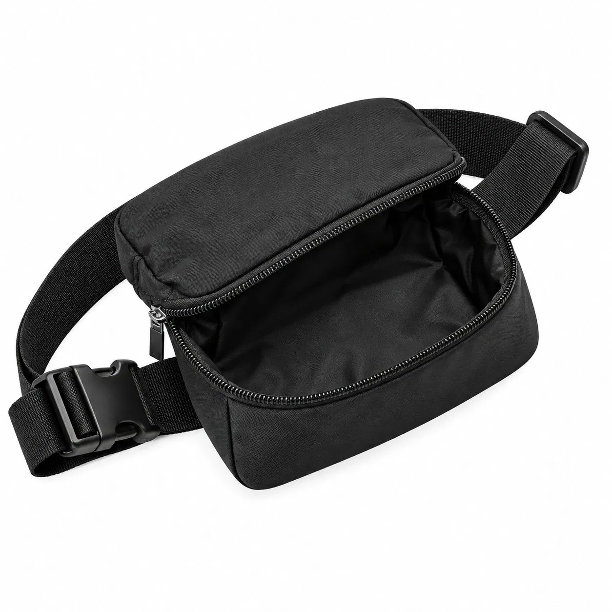 Custom Logo Polyester Sports Travel Waist Bag with Zipper
