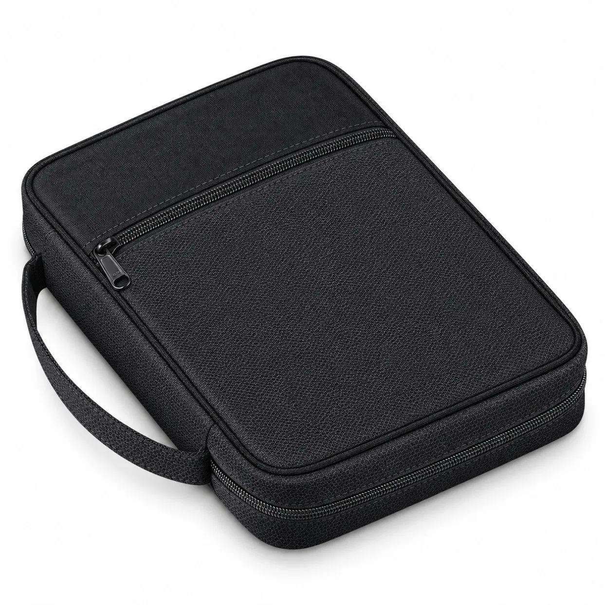 Custom PU Bible Book Carrying Case with Zipper and Handle