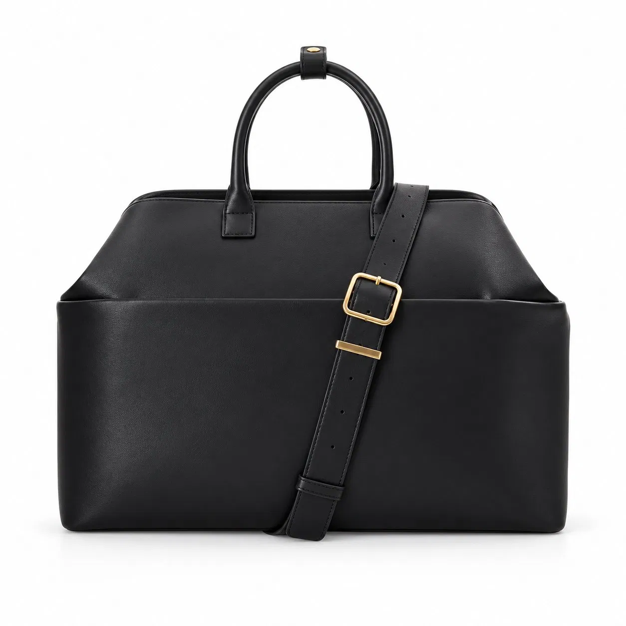 Custom Zipper Travel Handbag with Soft Handle for Men and Women