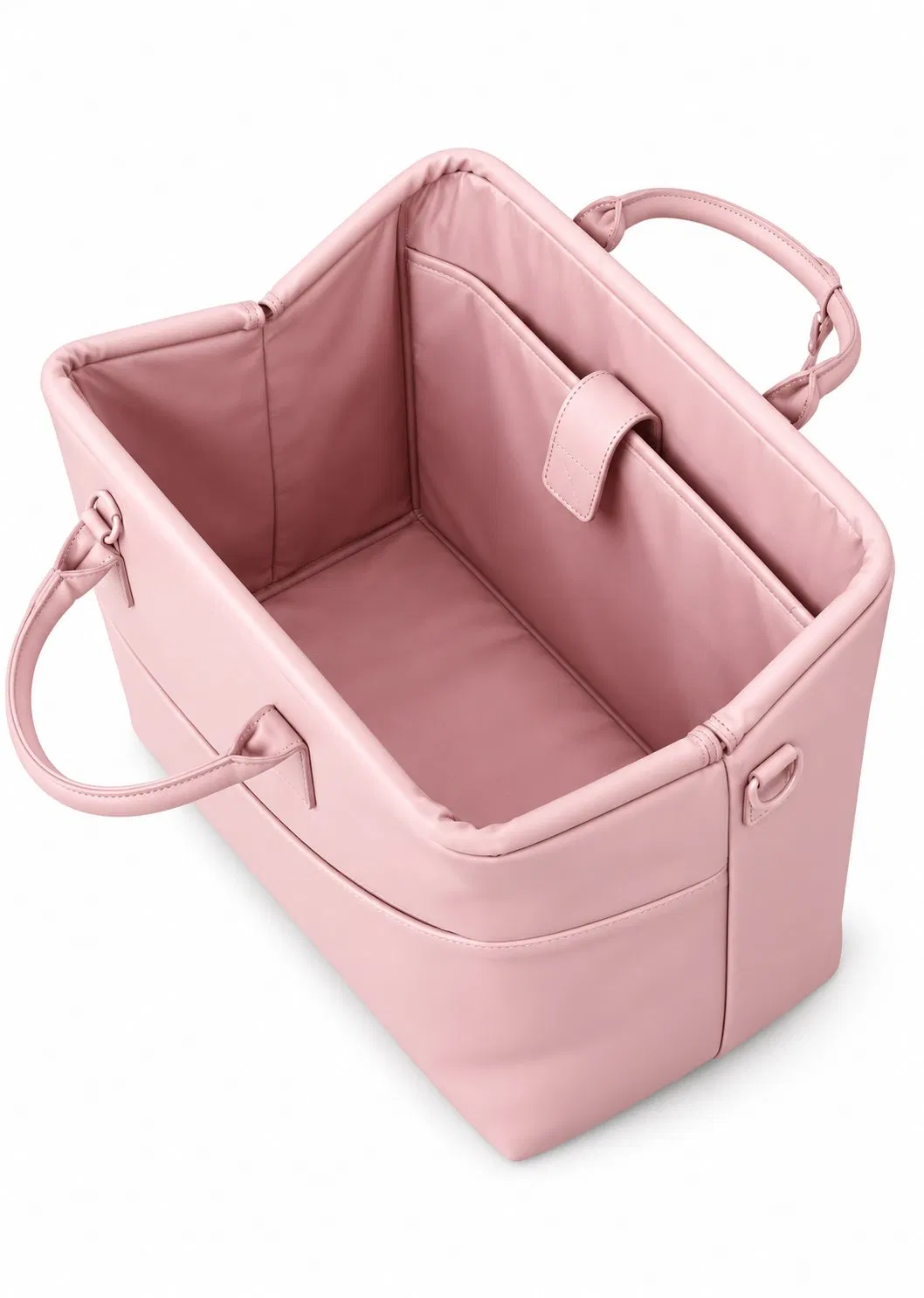 Custom Zipper Travel Handbag with Soft Handle for Men and Women