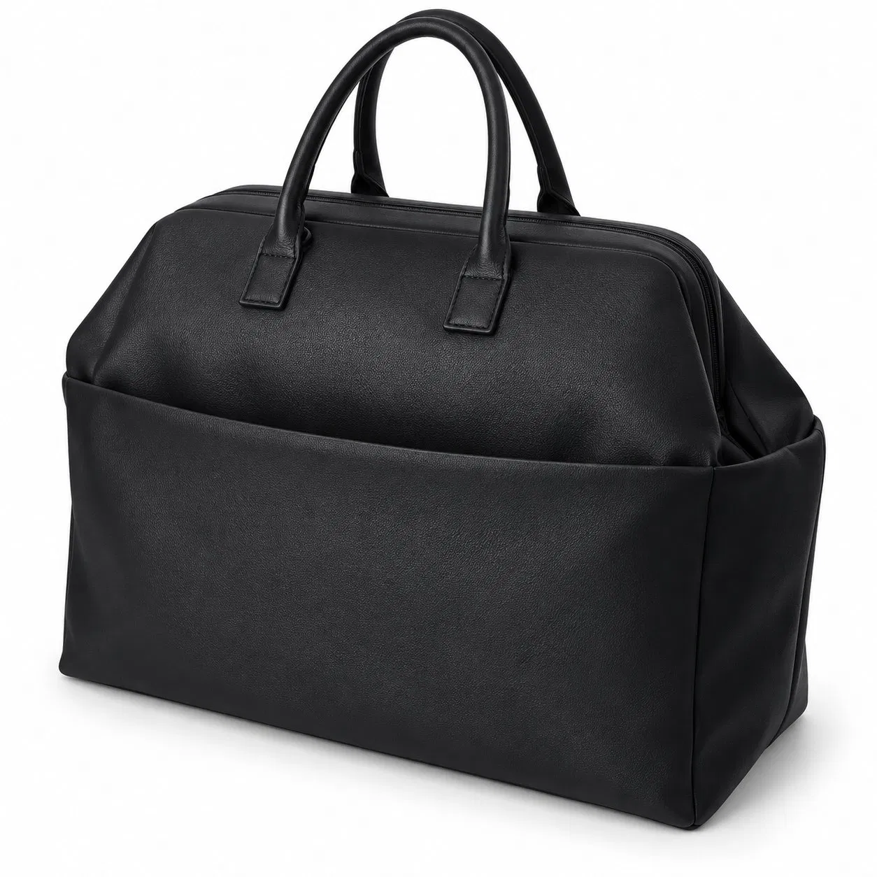 Custom Zipper Travel Handbag with Soft Handle for Men and Women