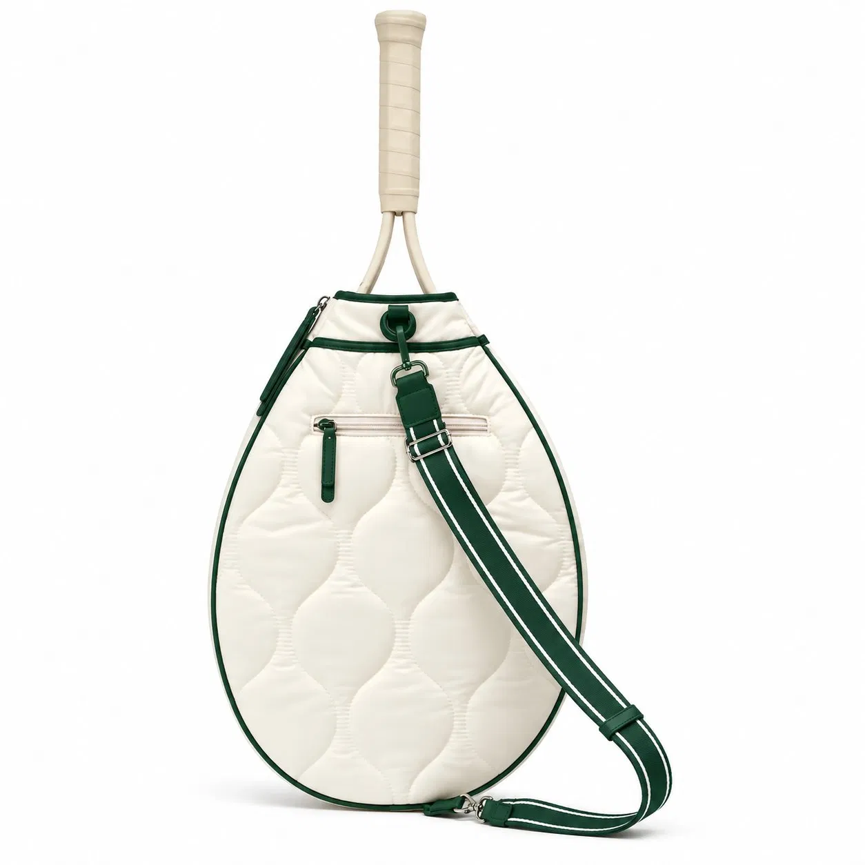 Custom Quilted Tennis Badminton Racket Bag with Zipper