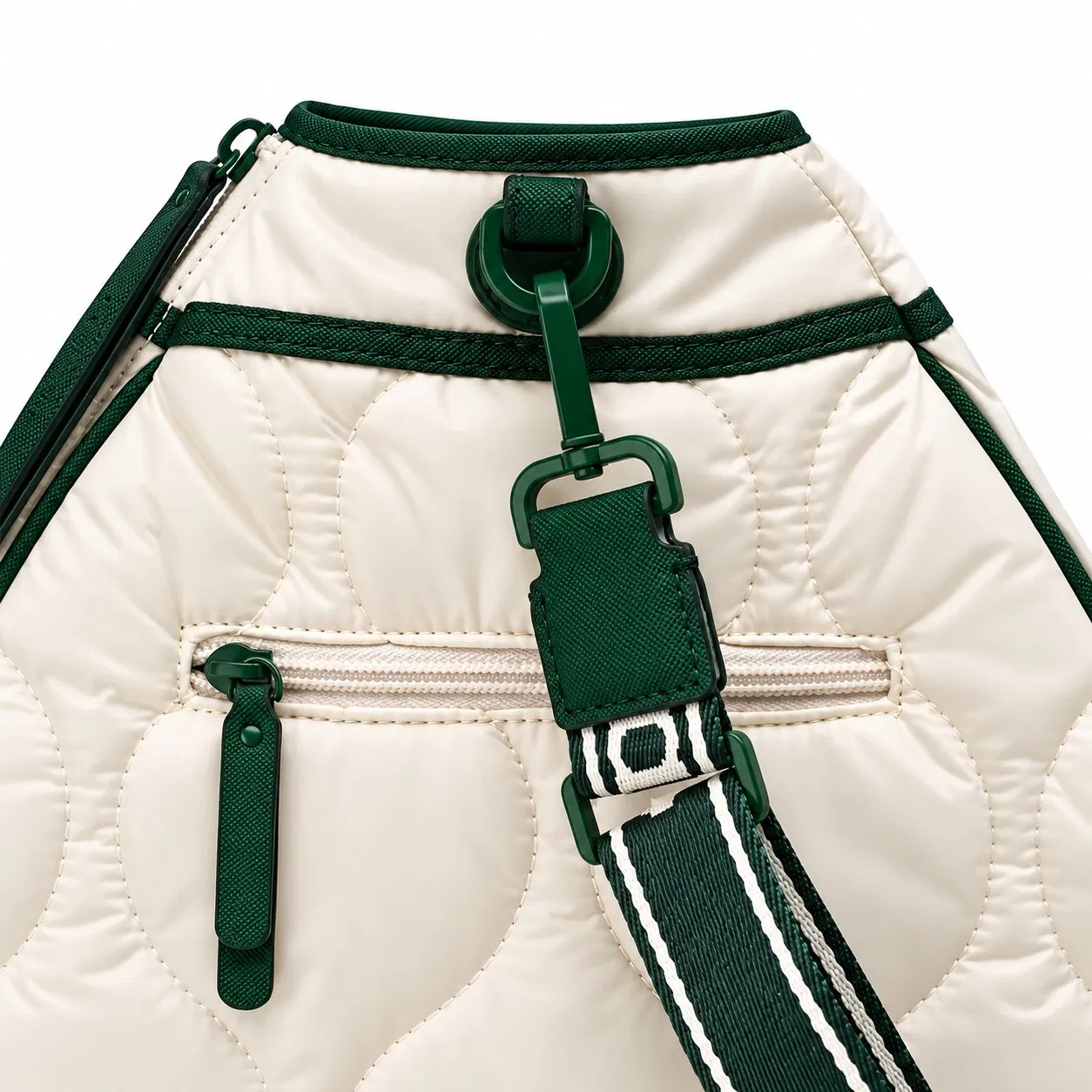 Custom Quilted Tennis Badminton Racket Bag with Zipper