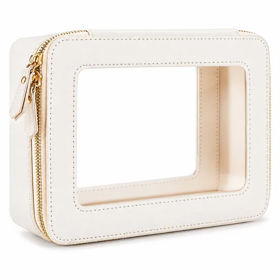 Custom Logo Clear PVC Travel Toiletry Cosmetic Storage Bag
