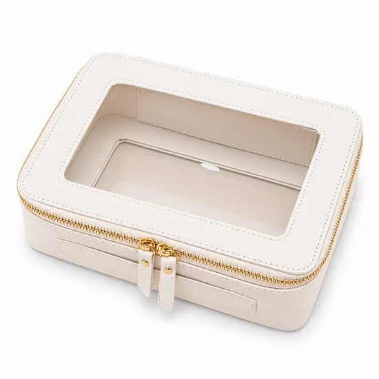 Custom Logo Clear PVC Travel Toiletry Cosmetic Storage Bag