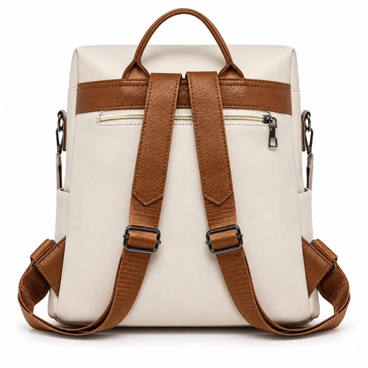 Custom Logo Women Tassel Multi Pocket Convertible Travel Backpack