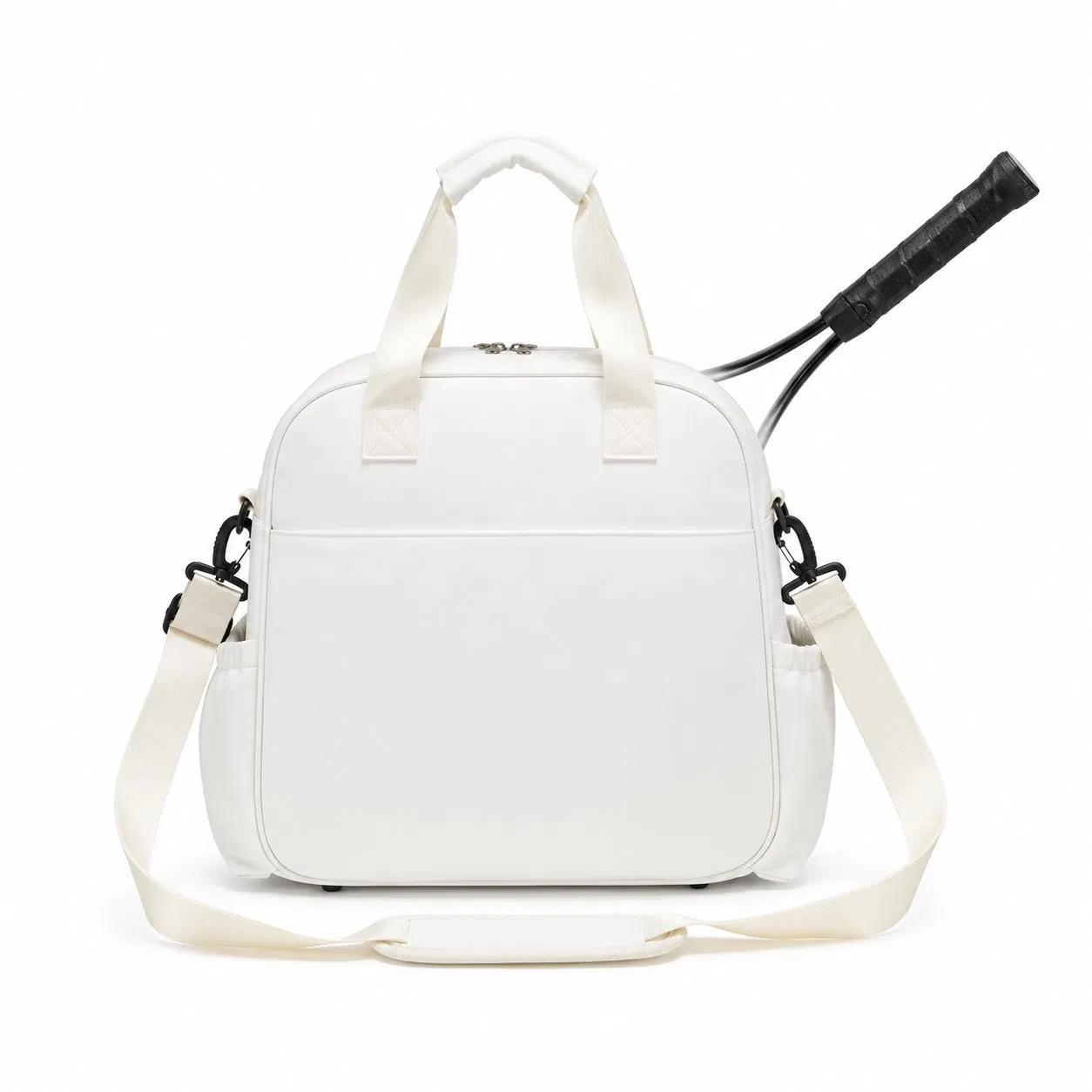 Custom Logo Quilted Shoulder Crossbody Tennis Racket Tote Bag