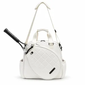 Custom Logo Quilted Shoulder Crossbody Tennis Racket Tote Bag
