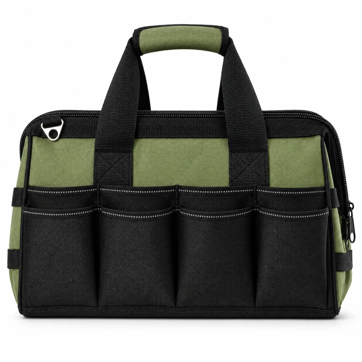 Custom Logo Polyester Multi Pocket Electrician Plumber Tool Tote Bag