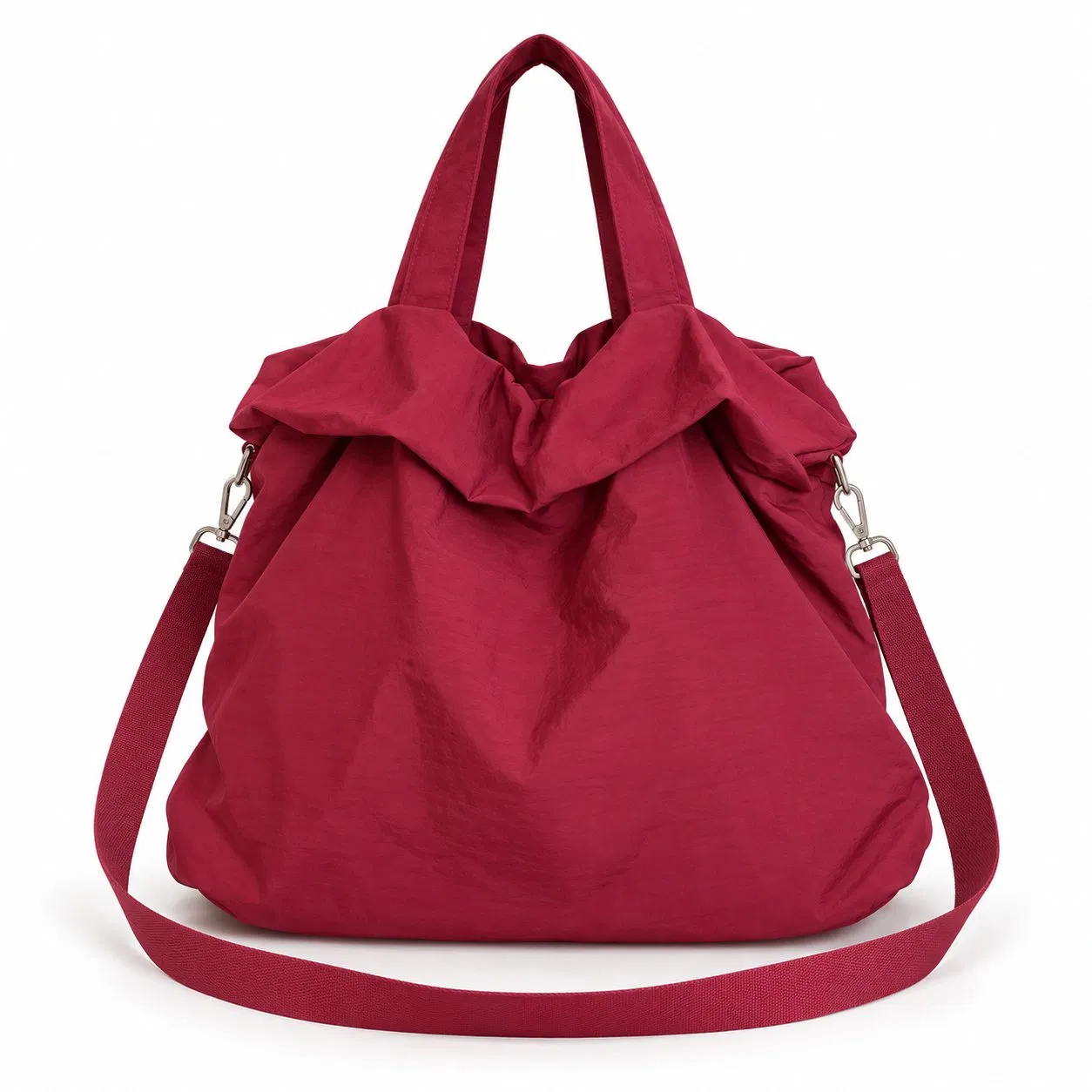 Custom Logo Nylon Adjustable Shoulder Crossbody Tote Bag