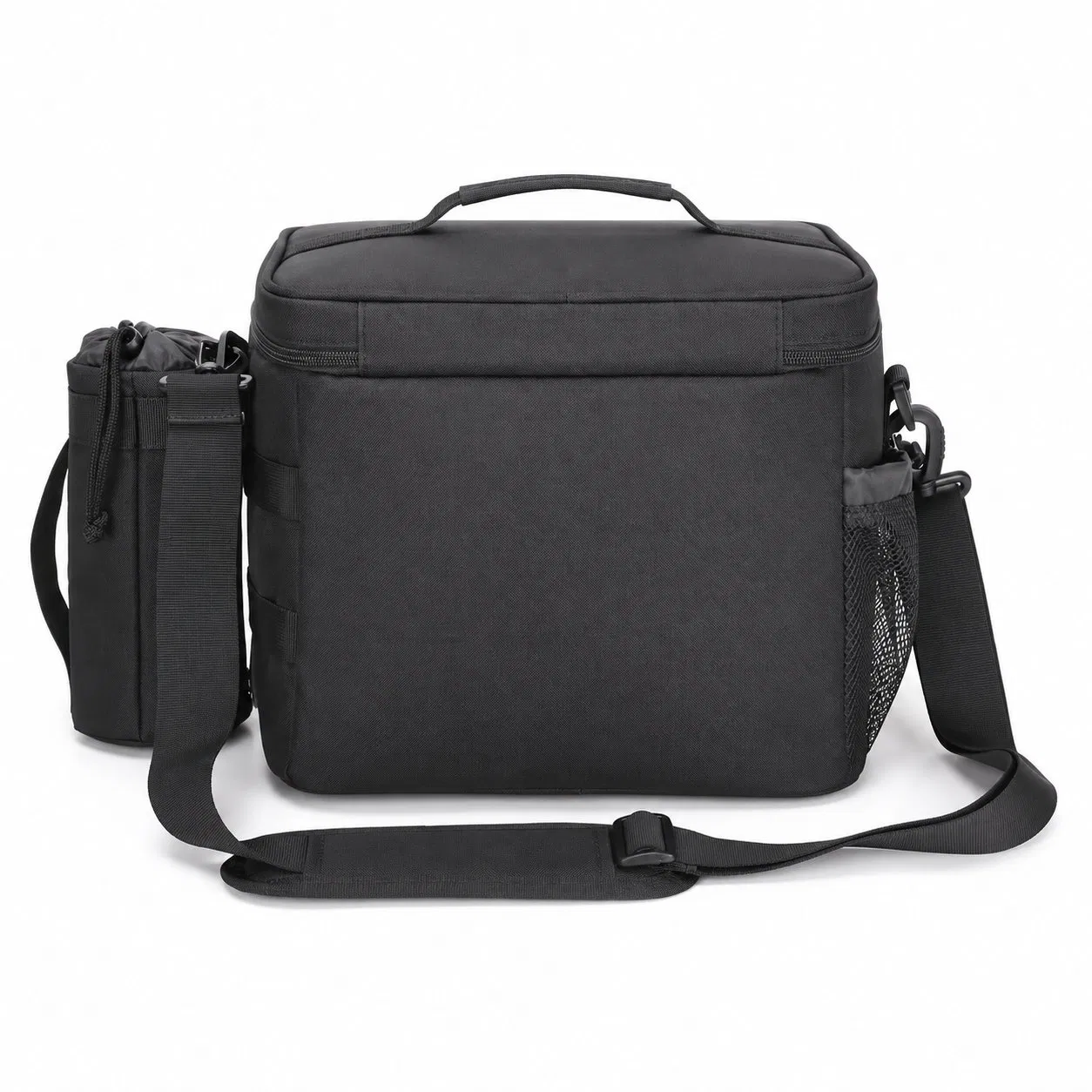 Custom Logo Insulated Lunch Cooler Bag with Bottle Holder