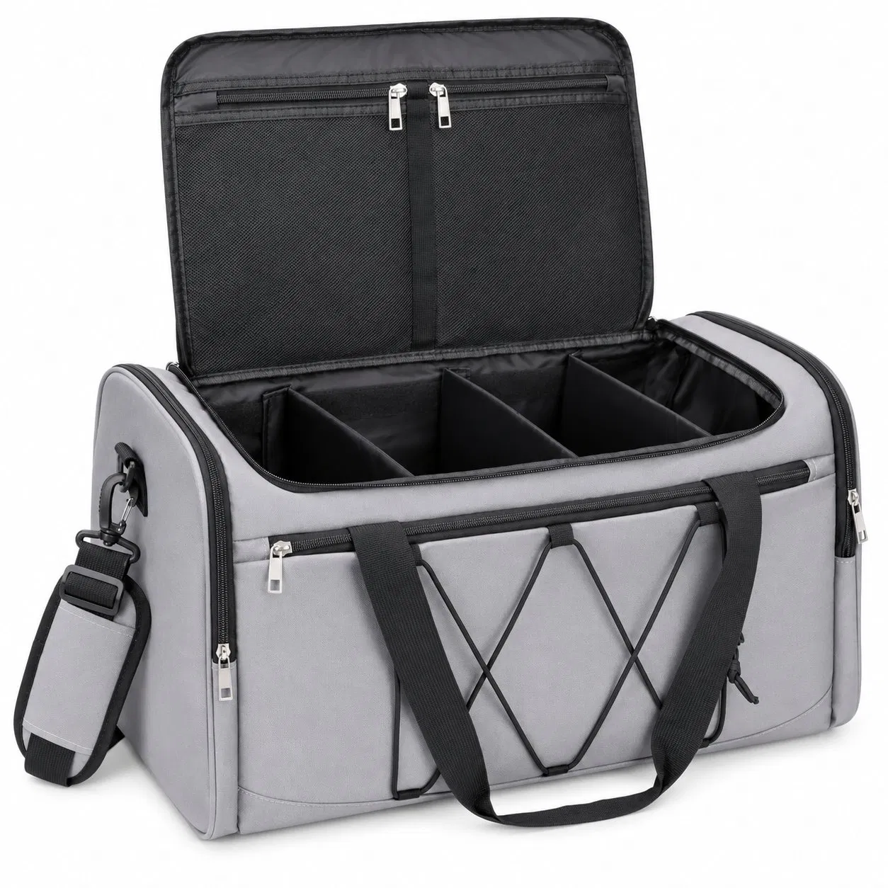 Custom Logo Sneaker Storage Sports Gym Travel Duffel Bag