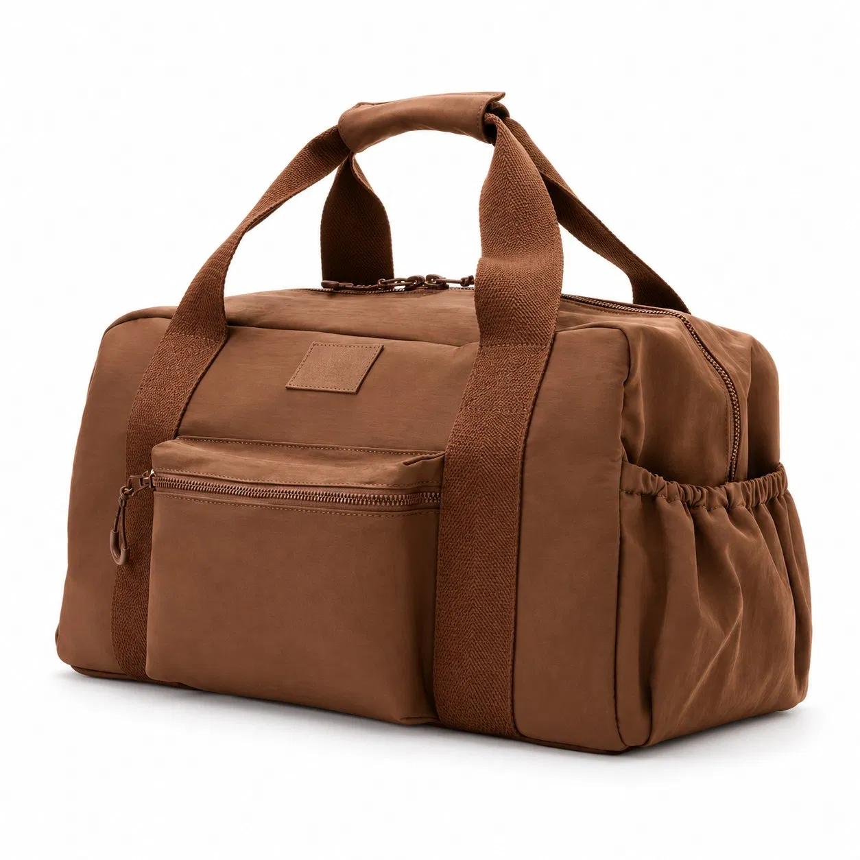 Custom Polyester Nylon Weekender Duffel Backpack with Adjustable Straps and Interior Pocket