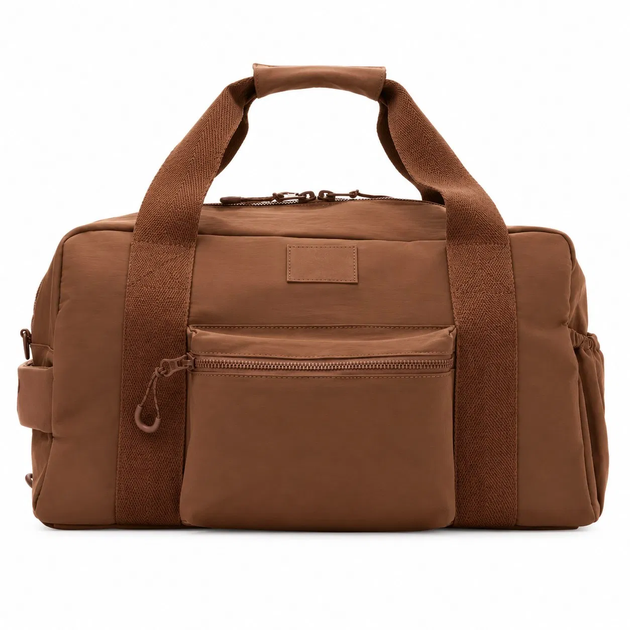 Custom Polyester Nylon Weekender Duffel Backpack with Adjustable Straps and Interior Pocket