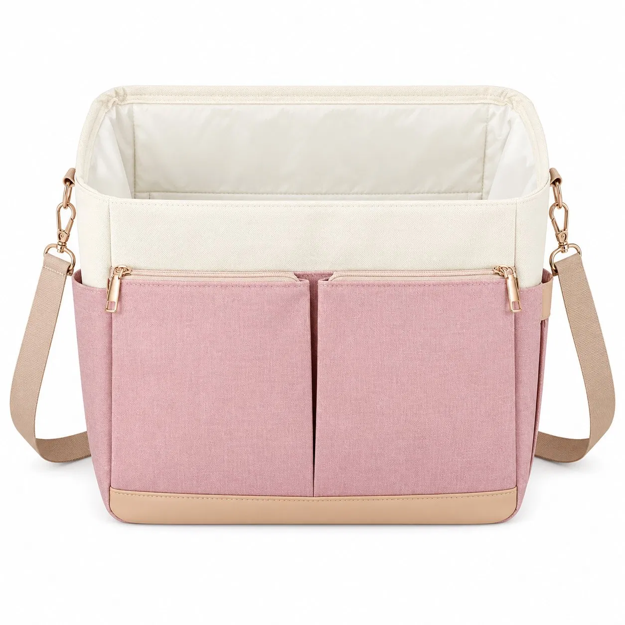 Custom Logo Insulated Lunch Cooler Tote Bag with Shoulder Strap